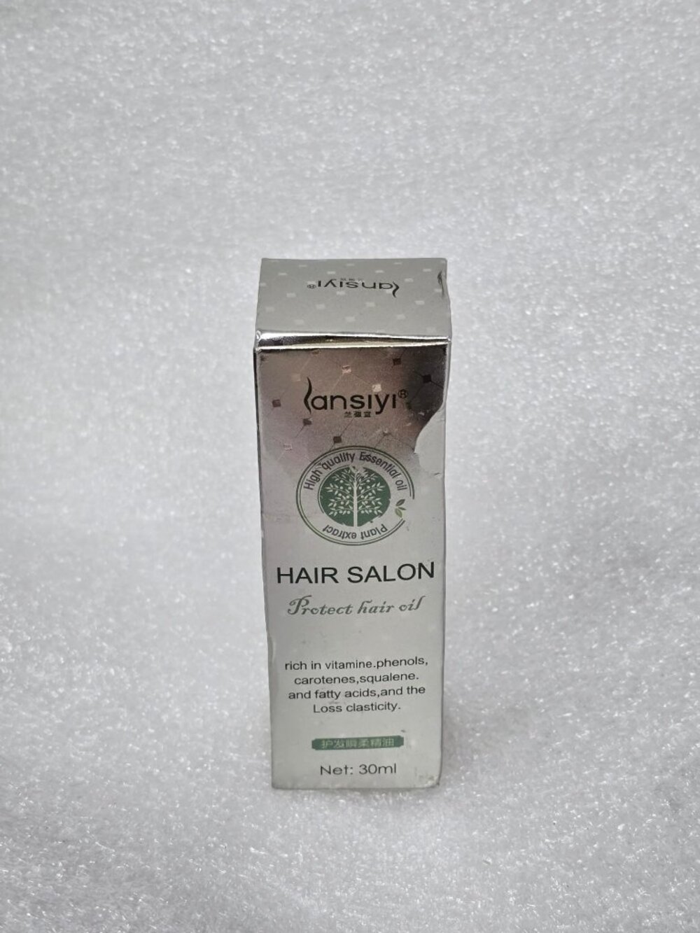 Lansiyi Hair Salon Protect Hair Oil 30ml Vitamin E For Smooth & Healthy Hair